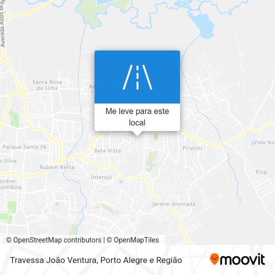 Travessa João Ventura mapa