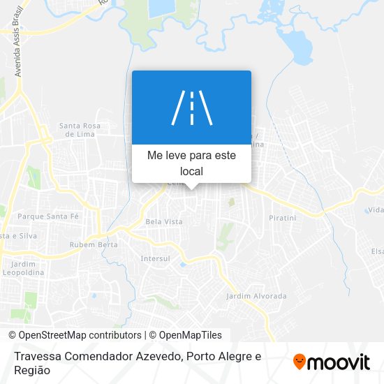 Travessa Comendador Azevedo mapa