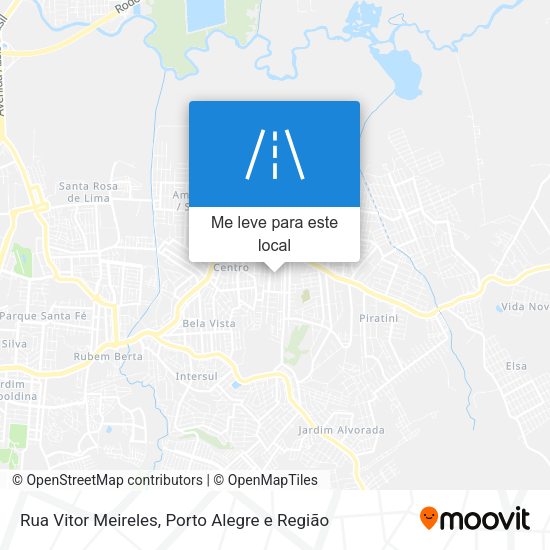 Rua Vitor Meireles mapa