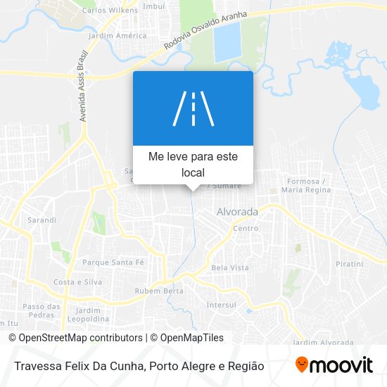 Travessa Felix Da Cunha mapa