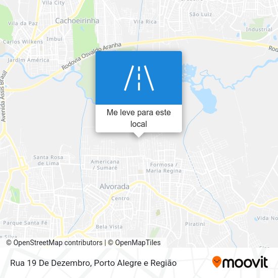 Rua 19 De Dezembro mapa