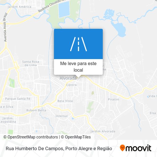Rua Humberto De Campos mapa