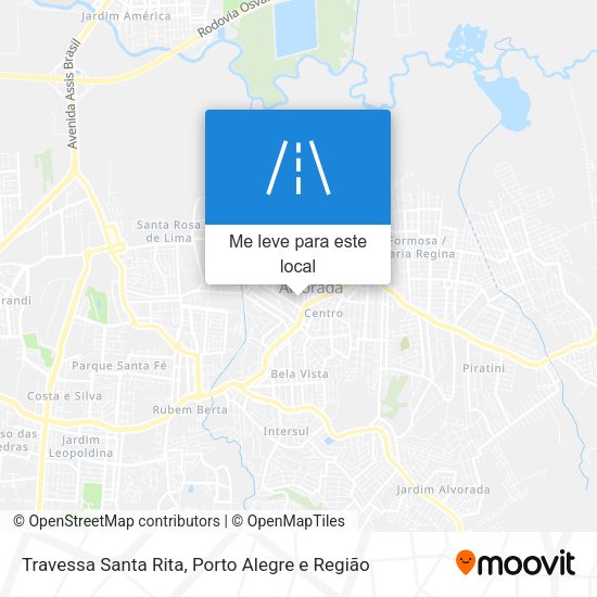 Travessa Santa Rita mapa