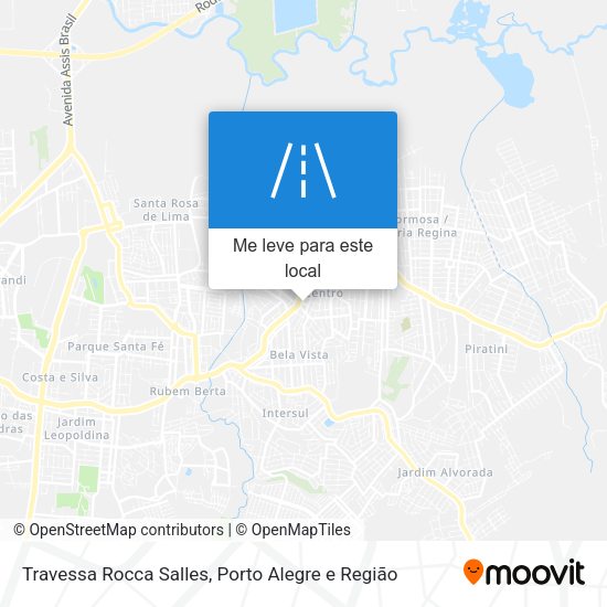 Travessa Rocca Salles mapa