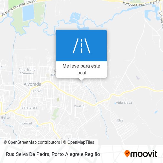 Rua Selva De Pedra mapa