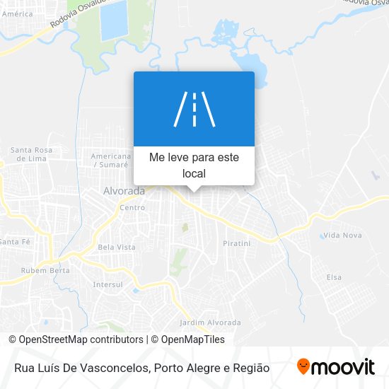 Rua Luís De Vasconcelos mapa