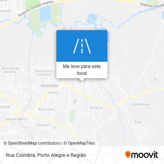 Rua Coimbra mapa