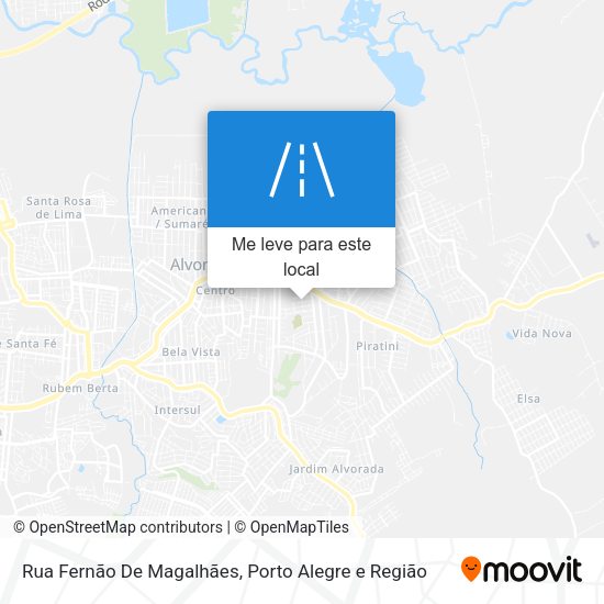 Rua Fernão De Magalhães mapa