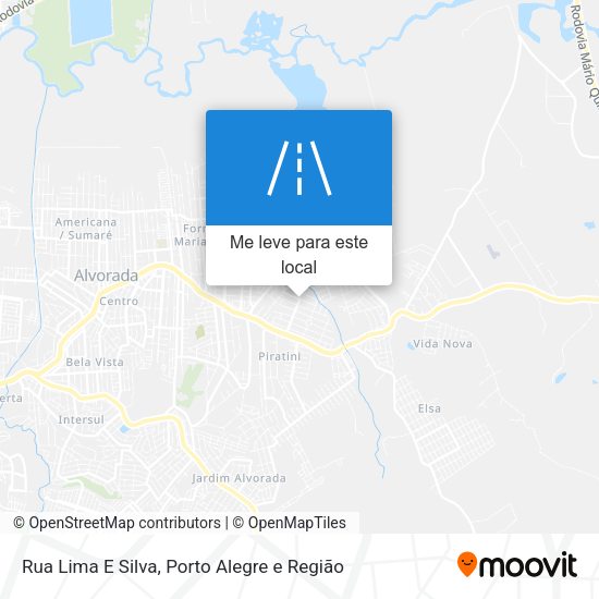 Rua Lima E Silva mapa