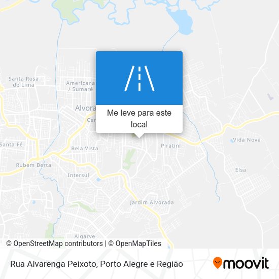 Rua Alvarenga Peixoto mapa