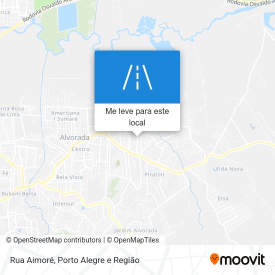 Rua Aimoré mapa