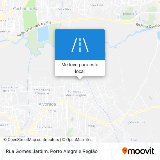 Rua Gomes Jardim mapa