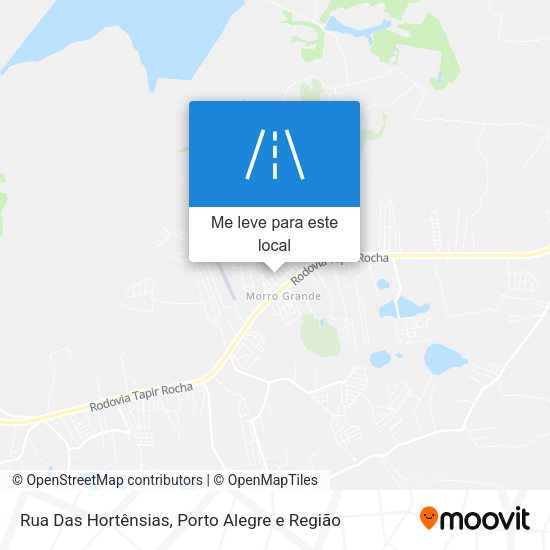 Rua Das Hortênsias mapa