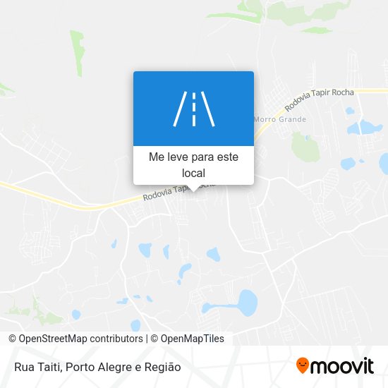 Rua Taiti mapa