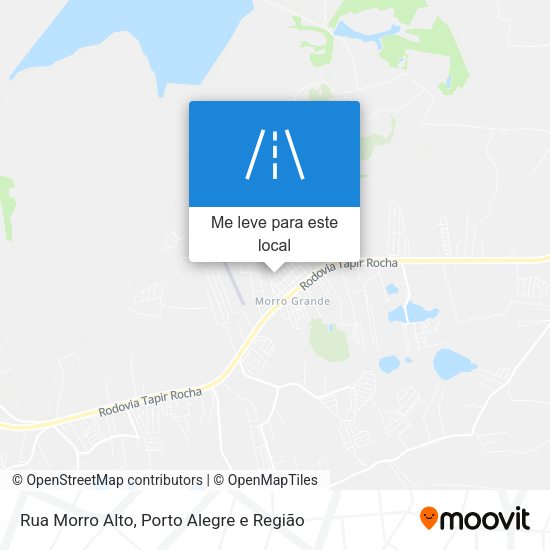 Rua Morro Alto mapa