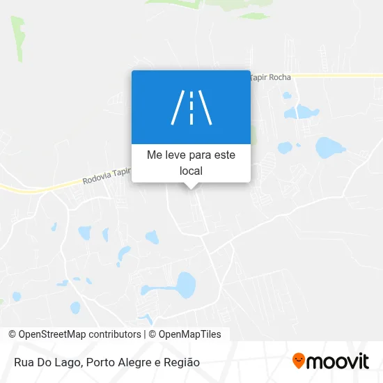 Rua Do Lago mapa