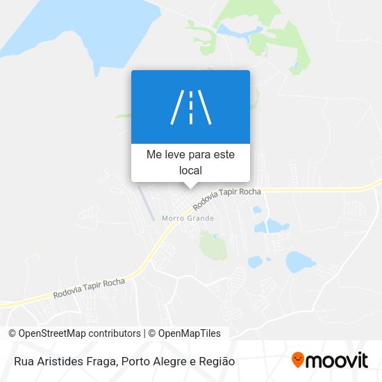 Rua Aristides Fraga mapa