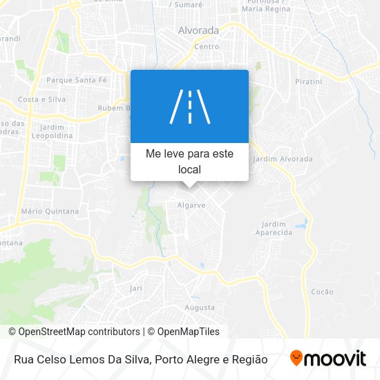 Rua Celso Lemos Da Silva mapa