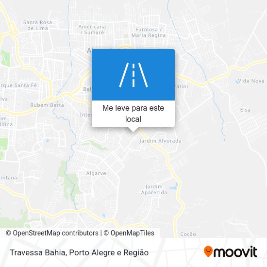 Travessa Bahia mapa