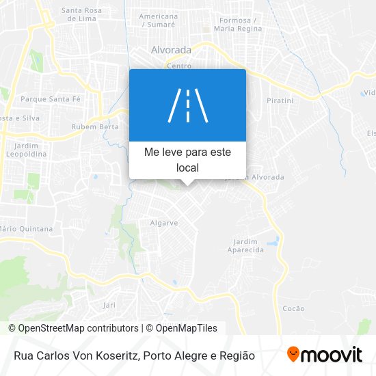 Rua Carlos Von Koseritz mapa