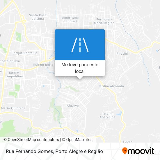 Rua Fernando Gomes mapa