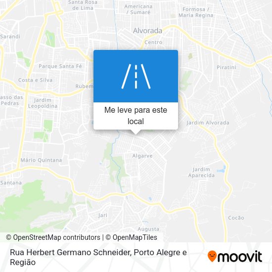Rua Herbert Germano Schneider mapa