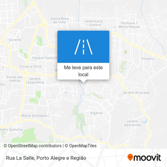 Rua La Salle mapa