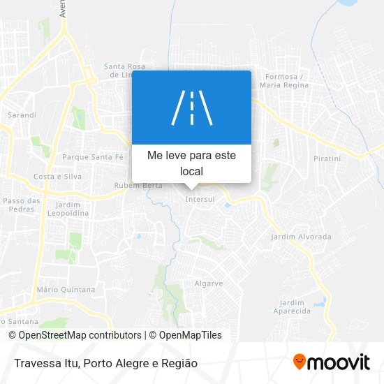 Travessa Itu mapa