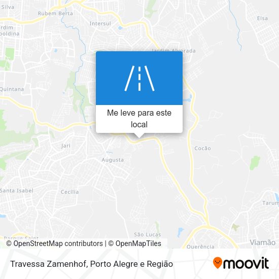 Travessa Zamenhof mapa