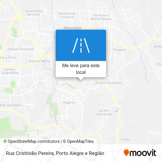 Rua Cristóvão Pereira mapa