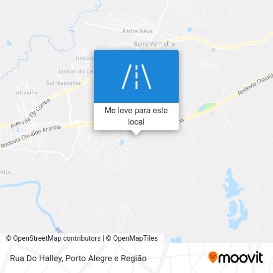 Rua Do Halley mapa