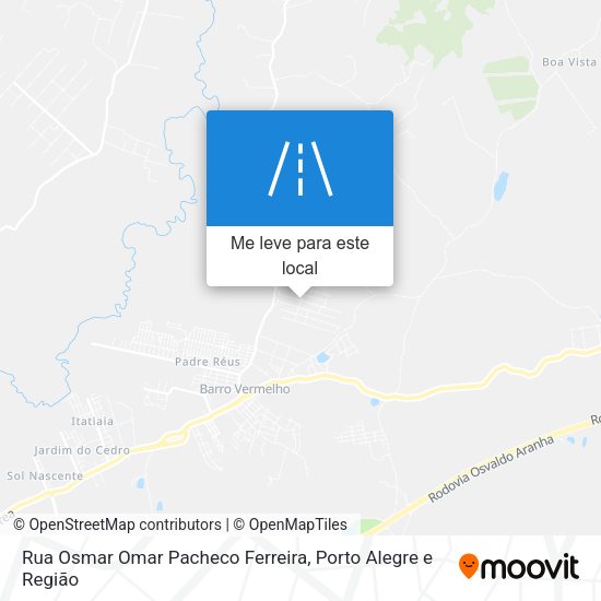 Rua Osmar Omar Pacheco Ferreira mapa