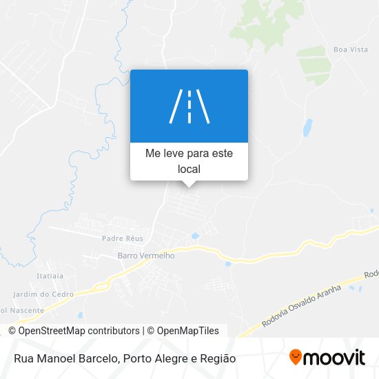 Rua Manoel Barcelo mapa