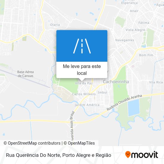 Rua Querência Do Norte mapa