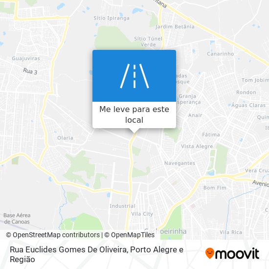 Rua Euclides Gomes De Oliveira mapa