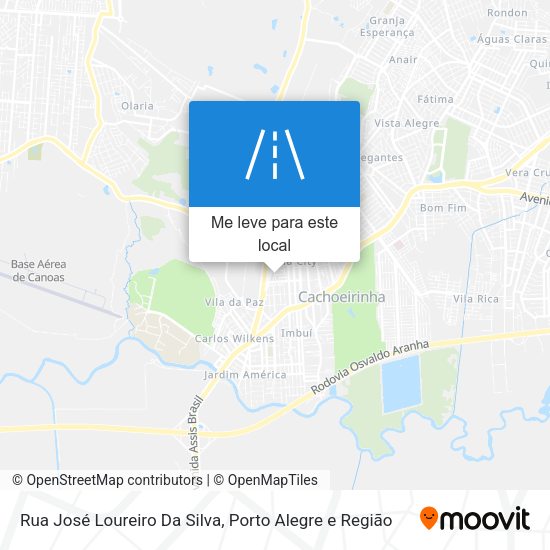 Rua José Loureiro Da Silva mapa