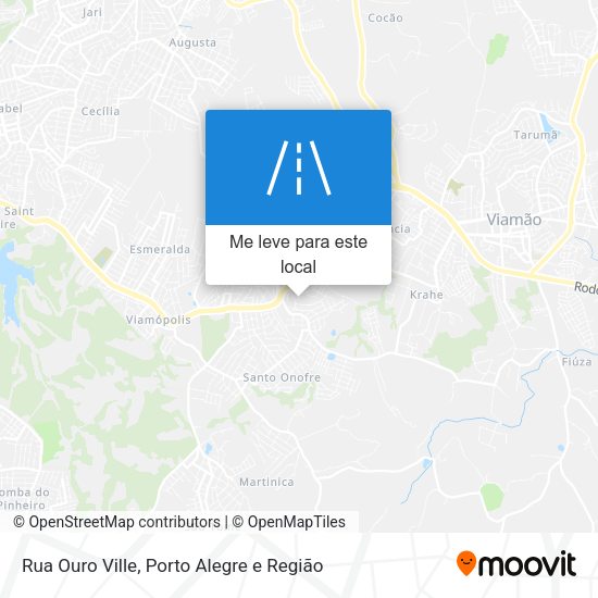 Rua Ouro Ville mapa