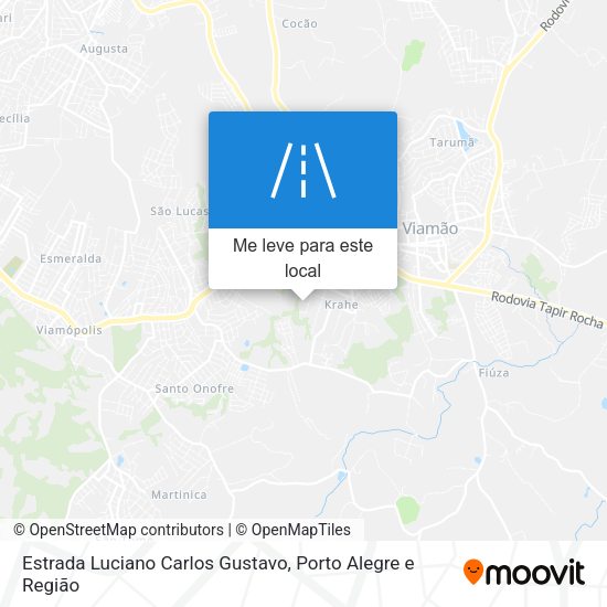 Estrada Luciano Carlos Gustavo mapa