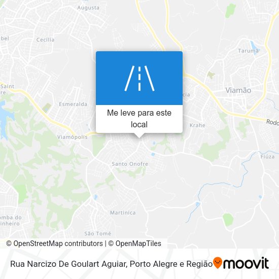 Rua Narcizo De Goulart Aguiar mapa