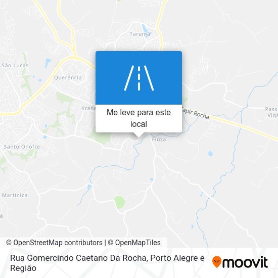 Rua Gomercindo Caetano Da Rocha mapa
