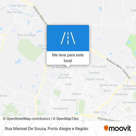 Rua Manoel De Souza mapa