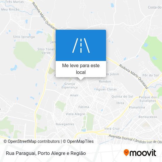 Rua Paraguai mapa