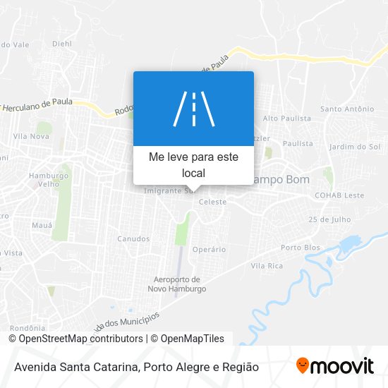 Avenida Santa Catarina mapa