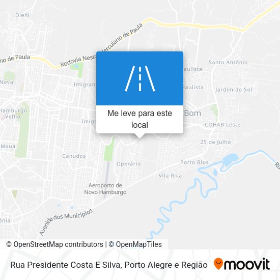 Rua Presidente Costa E Silva mapa