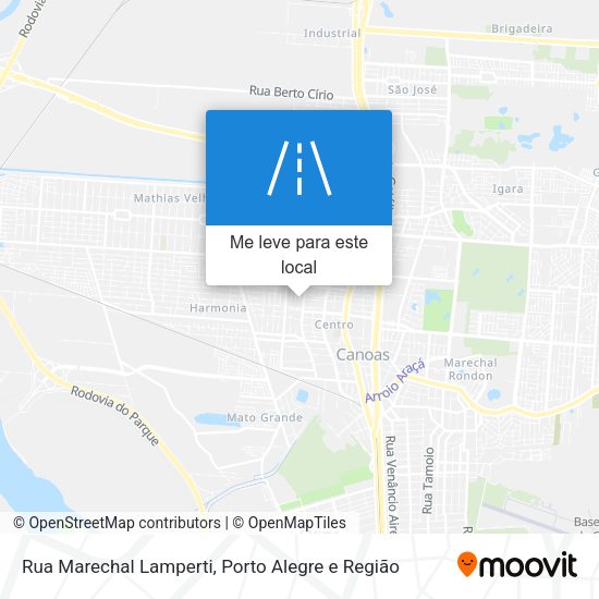 Rua Marechal Lamperti mapa