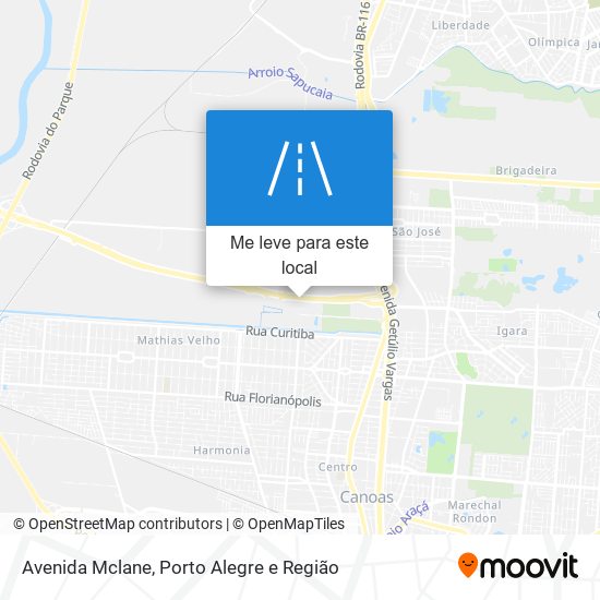 Avenida Mclane mapa