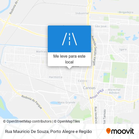 Rua Mauricio De Souza mapa