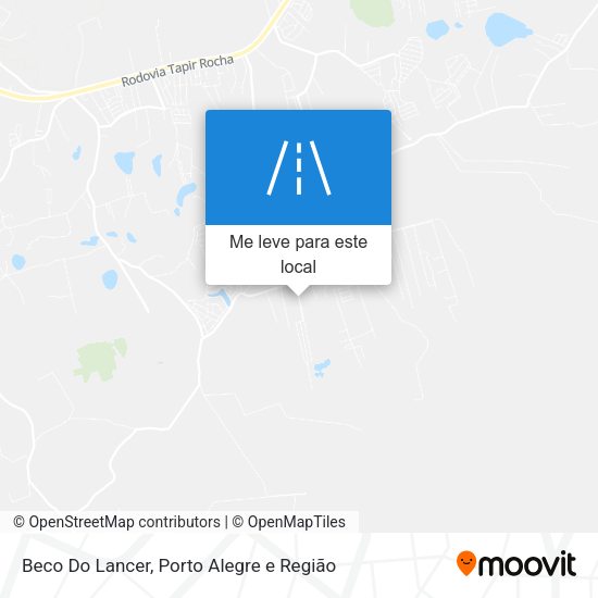 Beco Do Lancer mapa