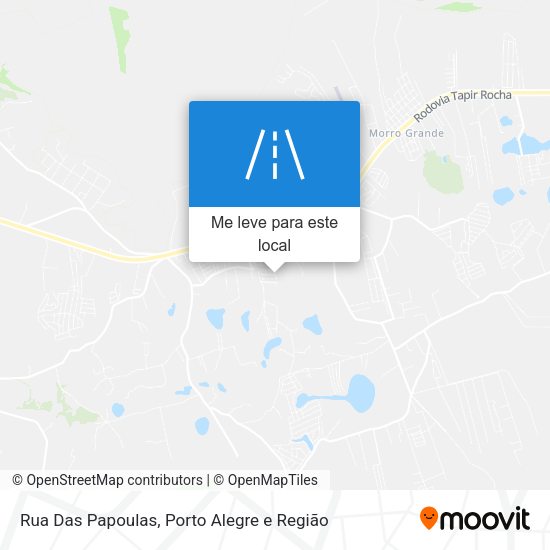 Rua Das Papoulas mapa