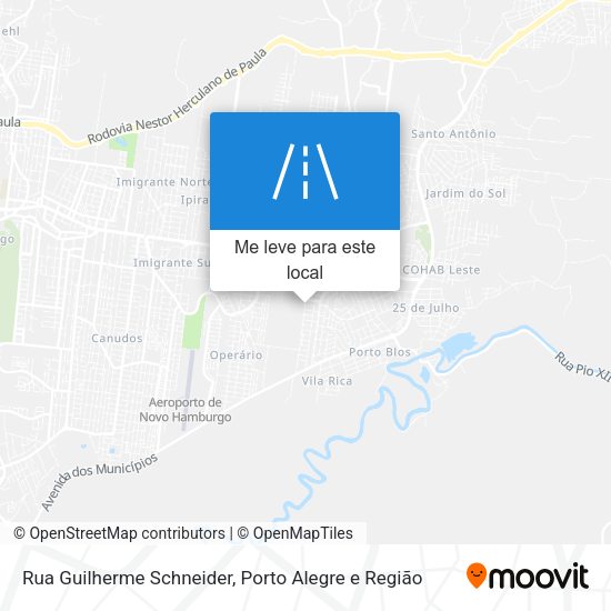Rua Guilherme Schneider mapa
